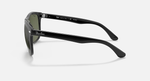 Ray-Ban Boyfriend Sunglasses - Black W/ Dark Green Polar