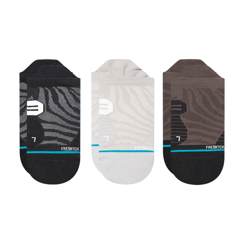 Stance Womens Exotic Tab Socks 3 Pack - Black