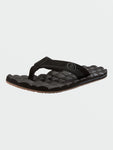 Volcom Mens Recliner Sandals - Black Destructo