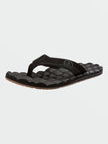 Volcom Mens Recliner Sandals - Black Destructo