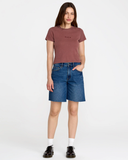 RVCA Womens Forever Tee - Terra Brown