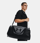 Under Armour UA Undeniable 5.0 Medium Duffle Bag - Pitch Gray Medium Heather / Black - 012