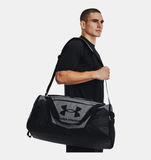 Under Armour UA Undeniable 5.0 Medium Duffle Bag - Pitch Gray Medium Heather / Black - 012