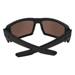 Spy Rebar Sunglasses - Matte Black - Happy Bronze with Red Mirror + ANSI