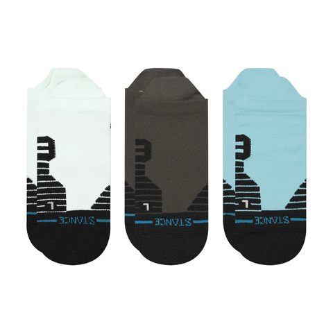 Stance Down Time Mid Tab Socks 3 Pack - Ice Blue