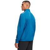 Under Armour Men's SweaterFleece Hybrid 1/4 Zip Neck Sweater - Aegean Blue - 430