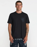 RVCA Mens Big Cat Short Sleeve Tee - Black