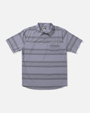 Salty Crew Mens Sundown Perforated Polo Shirt - Light Grey
