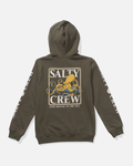 Salty Crew Ink Slingers Boys Fleece Hoodie - Dusty Olive