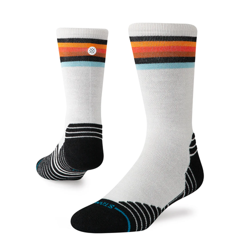 Stance Vindicated Mid Wool Crew Socks - Light Heather