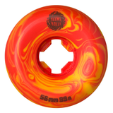 Slime Balls Wheels 56mm Jeremy Fish Burger Speed Balls Red Yellow Swirl 99a