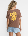 RVCA Womens Daily Tee - Coffee Bean