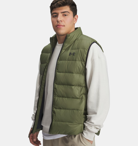 Under Armour Men's UA Legend Down Vest - Marine OD Green / Black - 390