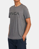 RVCA Mens Big RVCA Tee - Smoke Black