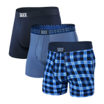 Saxx Vibe Underwear 3 Pack - Merry & Bright/Snowflake/Navy