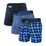 Saxx Vibe Underwear 3 Pack - Merry & Bright/Snowflake/Navy