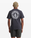 Volcom Mens Drain You Short Sleeve Tee - Washed Black Heather