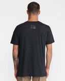 RVCA Mens High Seas Short Sleeve Tee - Pirate Black