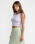 RVCA Womens Shiver Sweater Tank - Cloud Purple