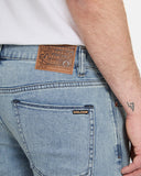 Volcom Mens Vorta Denim Jeans - Dust Bowl Indigo
