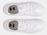 Under Armour Kids UA Magnetico Select 4 FG Jr. Soccer Cleats - White/Black - 101