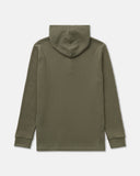 RVCA Mens Dayshift Thermal Hooded Henley - Olive