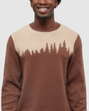 Tentree Mens Juniper Sweater - Clove/Birchwood