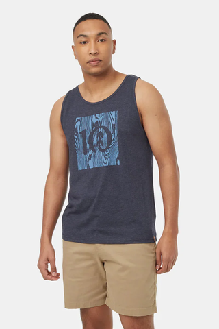 Tentree Mens Woodblock Ten Tank