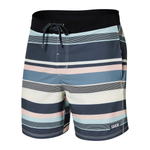 Saxx Mens Betawave 7" Swim Shorts -  Big Splash Rugby - Blue