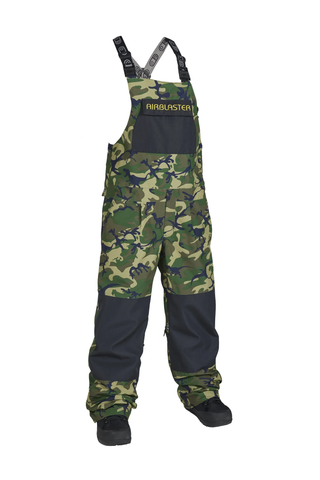 Airblaster Mens Freedom Bib Snow Pant - OG Dinoflage