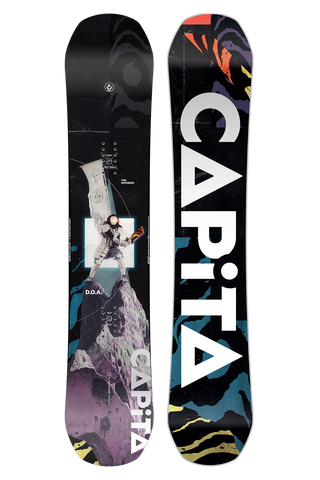 Capita Men's D.O.A. Resort / True Twin / Hybrid Camber Snowboard