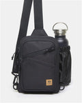 Tentree Newport Sport Sling Water Repellent Crossbody Bag - Meteorite Black