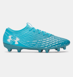 Under Armour Unisex UA Magnetico Select 5 FG Soccer Cleats - Black / Castlerock / Blue Atlantis - 001