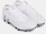 Under Armour Kids UA Magnetico Select 4 FG Jr. Soccer Cleats - White/Black - 101