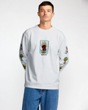 RVCA Mens KSL Long Sleeve Tee - White