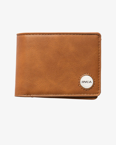 RVCA Coin Flip Wallet - Tan