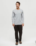 Tentree Men's Treeblend Baker Longsleeve - Harbour Gray Heather