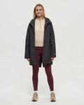Tentree Womens Nimbus Insulated Rain Jacket - Meteorite Black