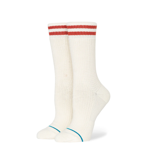 Stance Womens Waffles N Butter Crew Socks - Canvas