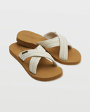 Volcom Women's Double Cross Sandal - Cream