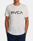 RVCA Mens Big RVCA Short Sleeve Tee - Antique White