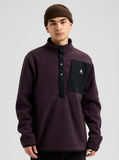 Burton Men's Cinder Fleece Pullover - Bear Hug Brown