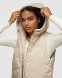 Tentree Womens Collins Vest - Warm Oak / Birchwood