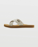 Volcom Women's Double Cross Sandal - Cream