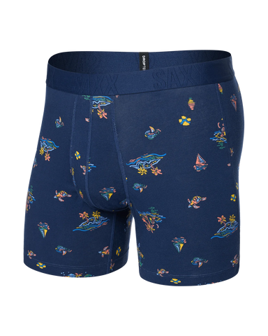 Saxx Droptemp™ Cooling Cotton Underwear - Island Life - Midnight
