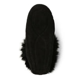 Manitobah Women's Tipi Suede Moccasin - Black