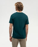 tentree Mens Summer Guitar T-Shirt - Jasper Blue Haze