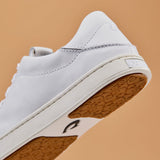 OluKai Womens Pehuea Lī ‘Ili Everyday Leather Shoes - White