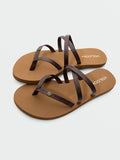 Volcom Womens Easy Breezy II Sandals - Brown