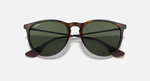 Ray-Ban Erika Sunglasses - Light Havana W/ G-15 Green